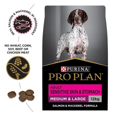 PRO PLAN Adult Dog Medium Large Sensitive Skin Stomach